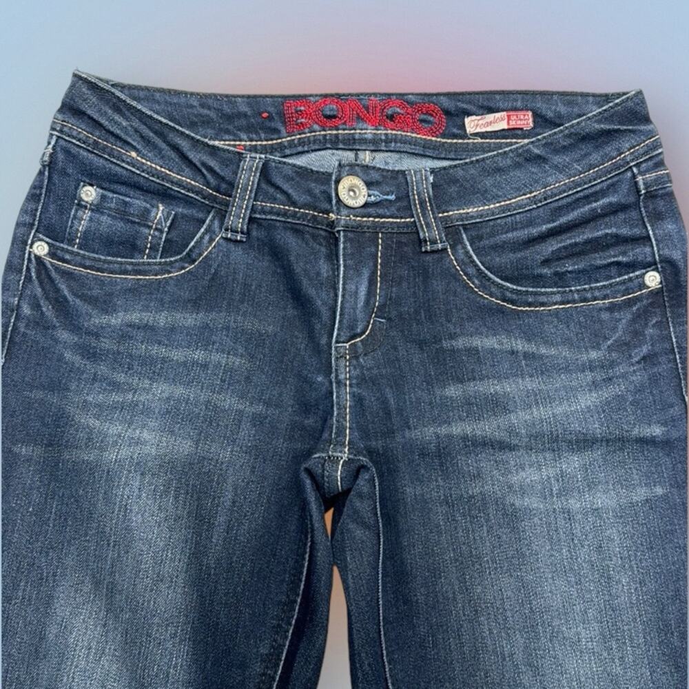 BONGO Women’s 5 (Juniors) FEARLESS ULTRA SKINNY Blue Jeans